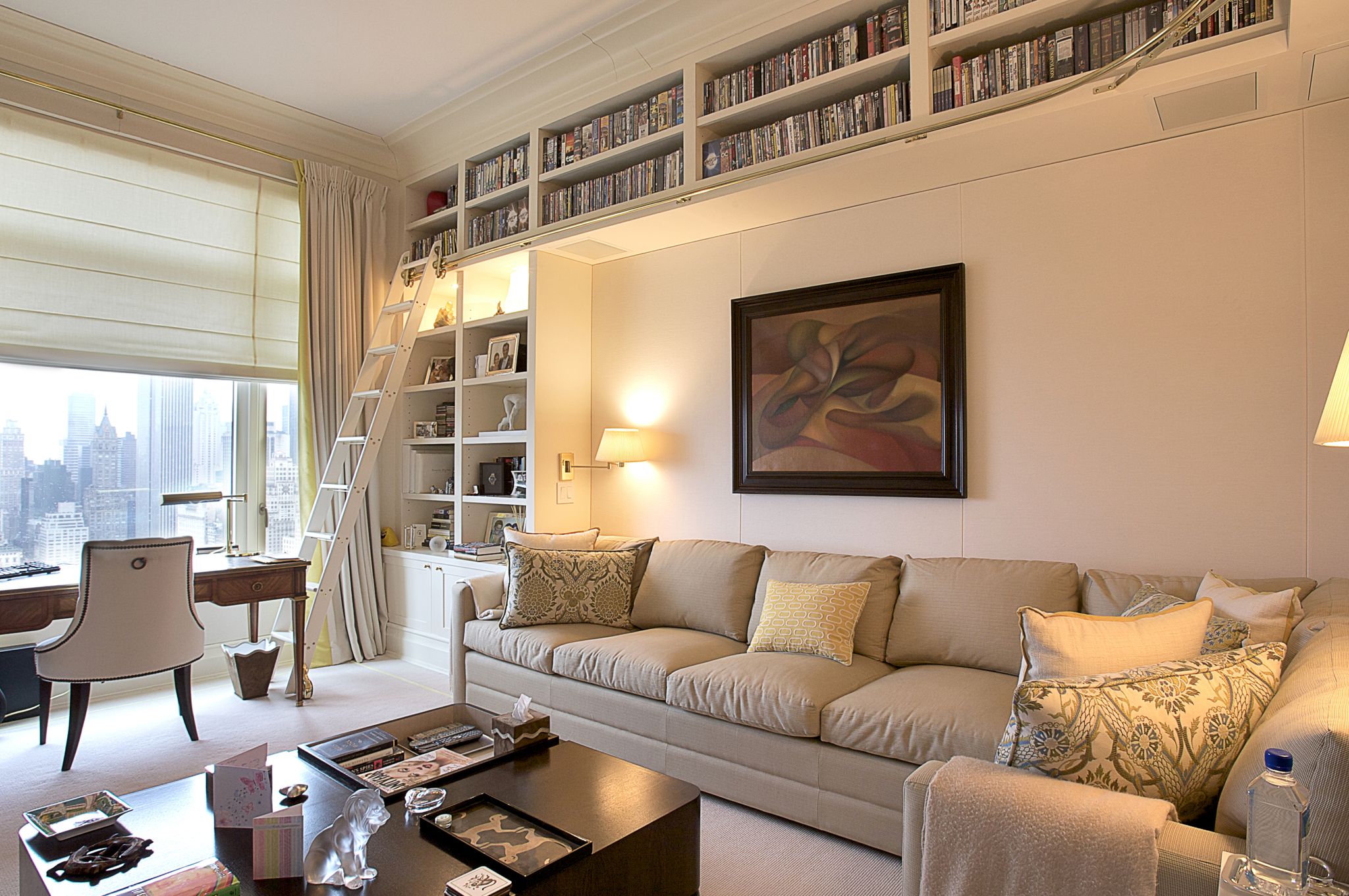 Apartment Central Park West Library